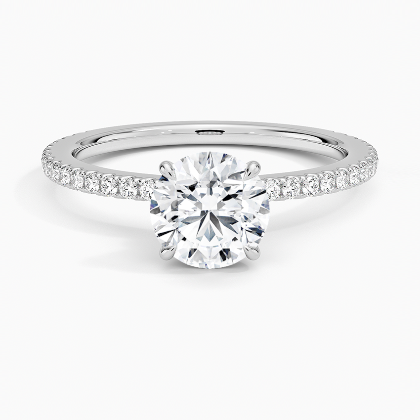 Luxury Jewelry 925 Sterling Silver Diamond Engagement Luxury Wedding Round Brilliant Cut Rings for Women